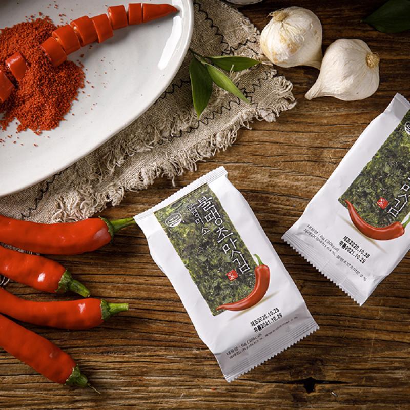 [문경미소] 불땡초맛김 도시락 24봉 (도시락김 6g * 24봉)